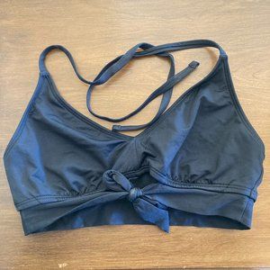 cute black bikini top